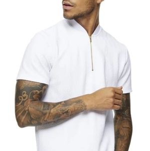 Topman Herringbone Textured Henley
